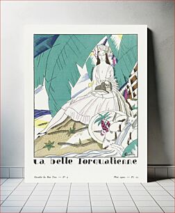 Πίνακας, La belle torquatienne (1920) by Charles Martin, published in Gazette du Bon Ton