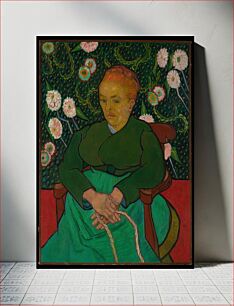 Πίνακας, La Berceuse (Woman Rocking a Cradle; Augustine-Alix Pellicot Roulin, 1851–1930) by Vincent van Gogh