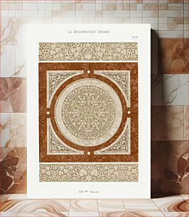 Πίνακας, La Decoration Arabe, plate no. 101, Emile Prisses d’Avennes