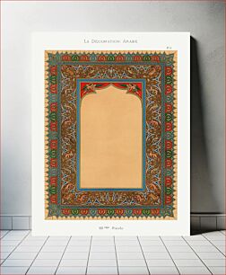 Πίνακας, La Decoration Arabe, plate no. 4, Emile Prisses d’Avennes