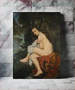 Πίνακας, La Nymphe surprise by Edouard Manet