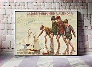 Πίνακας, Ladies Perfumed Calendar 1895