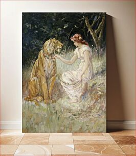 Πίνακας, Lady and the Tiger, Frederick Stuart Church