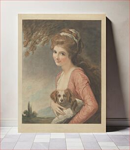 Πίνακας, Lady Hamilton with a dog