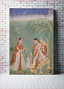 Πίνακας, Lady Receiving a Child and Her Maid