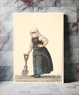 Πίνακας, Læssøe peasant girl in everyday clothes by P. C. Skovgaard