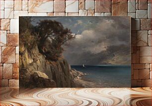 Πίνακας, Lake Scene, Edward L. Custer