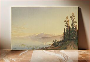 Πίνακας, Lake Tahoe, looking southwest