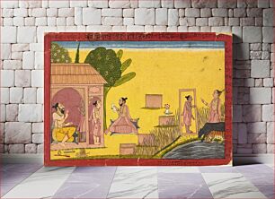 Πίνακας, Lakshmana at the hermitage, folio from a Ramayana