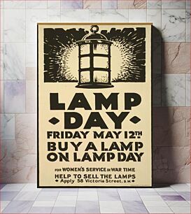 Πίνακας, Lamp day, Friday, May 12th. Buy a lamp on lamp day for women's service in war time / Hudson & Kearns Ltd., Litho. London, S.E