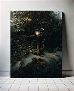 Πίνακας, Lamp Post in the Forest Φανοστάτη στο Δάσος