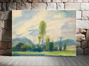 Πίνακας, Landscape below the low tatras by Zolo Palugyay