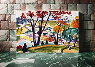 Πίνακας, Landscape, Bridge, Huntingdon Valley (ca.1915–1916) by Henry Lyman Sayen