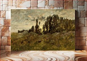 Πίνακας, Landscape by Charles François Daubigny