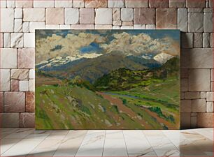 Πίνακας, Landscape by kraľovany by Ferdinand Katona