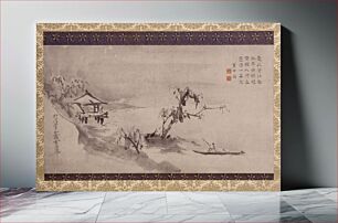 Πίνακας, Landscape by Yamaguchi Sekkei and Daiten Shōchū