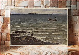 Πίνακας, Landscape, fraueninsel, 1870, Hjalmar Munsterhjelm