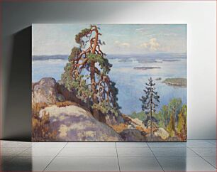 Πίνακας, Landscape from koli, 1928, Eero Järnefelt