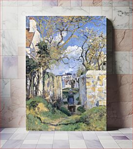 Πίνακας, Landscape from Pontoise (1874) by Camille Pissarro
