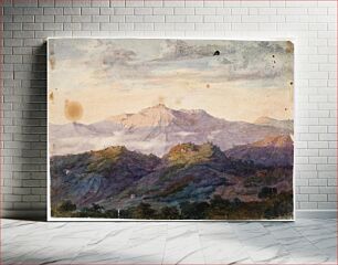 Πίνακας, Landscape from the sabine mountains, 1830 - 1873, by Robert Wilhelm Ekman