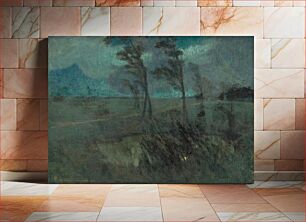 Πίνακας, Landscape in a windstorm, Karol Pongrácz