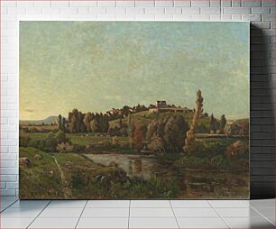 Πίνακας, Landscape in Auvergne (1870) by Henri Joseph Harpignies