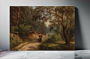 Πίνακας, Landscape in germany, 1860, Victoria Åberg