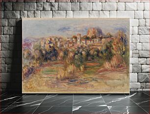 Πίνακας, Landscape, La Gaude (Paysage, La Gaude) by Pierre Auguste Renoir