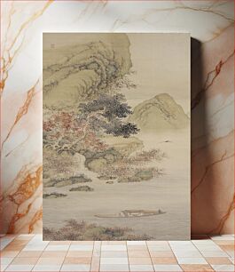 Πίνακας, Landscape: Ode to the Red Cliff by Nakabayashi Chikkei
