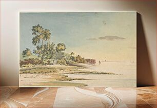 Πίνακας, Landscape on a Bay by Anonymous, British, 19th century
