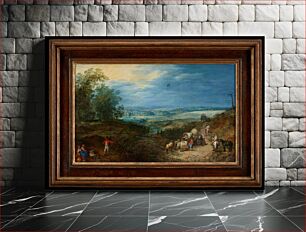 Πίνακας, Landscape panorama with figures