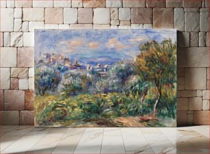 Πίνακας, Landscape (Paysage) (1917) by Pierre-Auguste Renoir