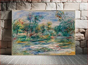 Πίνακας, Landscape (Paysage) by Pierre Auguste Renoir
