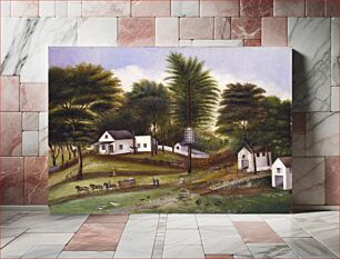 Πίνακας, Landscape (possibly of Staten Island, New York)