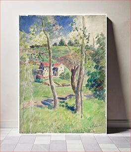 Πίνακας, Landscape (second half 19th century) by Camille Pissarro