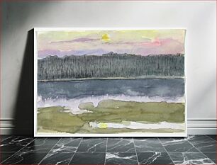 Πίνακας, Landscape study, Maria Wiik
