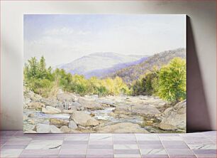 Πίνακας, Landscape: View on Catskill Creek by John William Hill