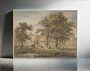 Πίνακας, Landscape with a Farmhouse by Adrianus de Visser