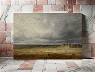 Πίνακας, Landscape with a Plowed Field and a Village