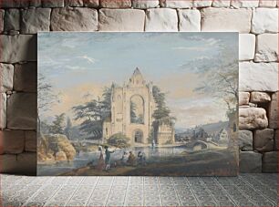 Πίνακας, Landscape with a Ruined Norman Church