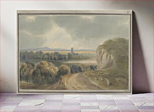 Πίνακας, Landscape with an Abbey