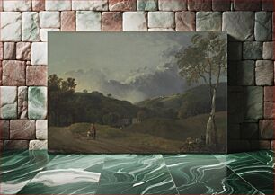 Πίνακας, Landscape with Cottagers