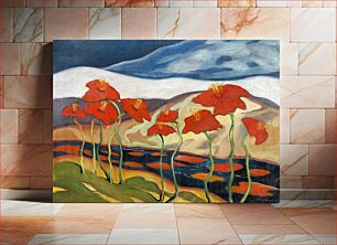 Πίνακας, Landscape with flowers (nirvana) (1930) by Zolo Palugyay
