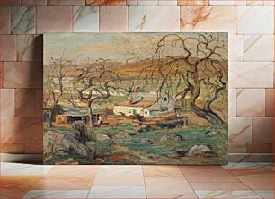 Πίνακας, Landscape with Gnarled Trees by Ernest Lawson