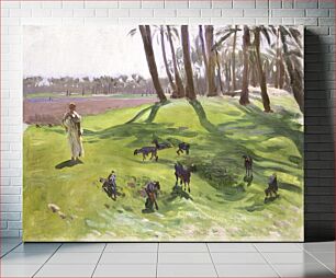 Πίνακας, Landscape with Goatherd (ca. 1890–1891) by John Singer Sargent