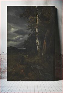 Πίνακας, Landscape with hunting scene by Johannes Lingelbach