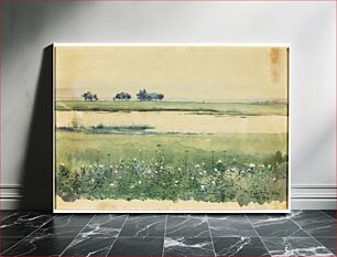 Πίνακας, (Landscape with Marshes), De Lancey Gill