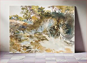 Πίνακας, Landscape with Palmettos (1917) by John Singer Sargent