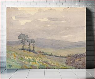 Πίνακας, Landscape with Three Trees by Robert Polhill Bevan
