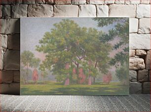 Πίνακας, Landscape with trees by Dezider Czölder